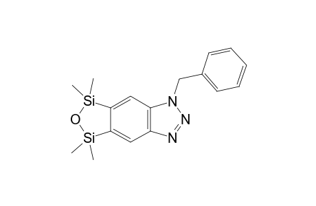 1-Benzyl-5,6-oxadisilole fused benzotriazole
