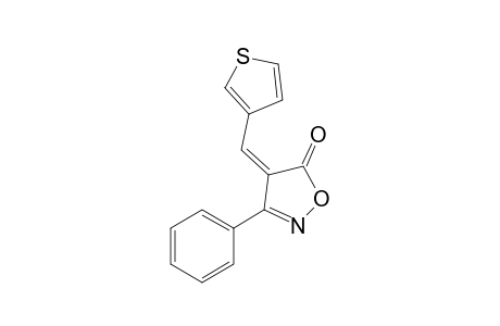 3-Phenyl-4-[(thien-3'-yl)methylene]isoxazol-5-one