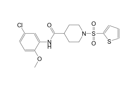 N-(5-chloro-2-methoxyphenyl)-1-(2-thienylsulfonyl)-4-piperidinecarboxamide