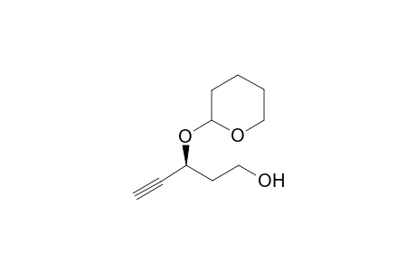 (3S)-3-(Tetrahydroxy-2H-2-pyranyloxy-4-pentyn-1-ol