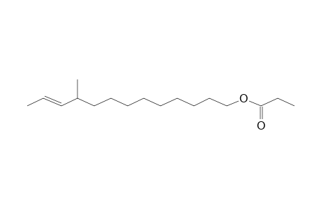 10-Methyl-E-11-tridecen-1-ol propionate