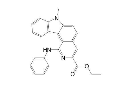 Ethyl 1-Phenylamino-7-methyl-7H-pyrido[4,3-c]carbazole-3-carboxylate