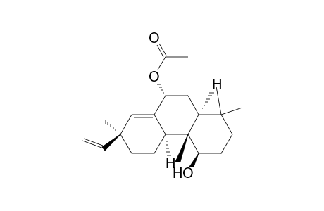 4,9-Phenanthrenediol, 7-ethenyl-1,2,3,4,4a,4b,5,6,7,9,10,10a-dodecahydro-1,1,4a,7-tetramethyl-, 9-acetate, [4R-(4.alpha.,4a.alpha.,4b.beta.,7.beta.,9.beta.,10a.beta.)]-