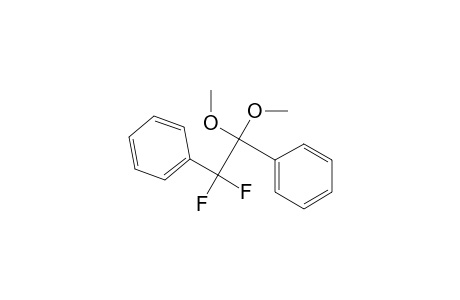 (1,1-difluoro-2,2-dimethoxy-2-phenyl-ethyl)benzene