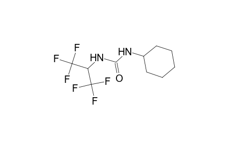 N-cyclohexyl-N'-[2,2,2-trifluoro-1-(trifluoromethyl)ethyl]urea