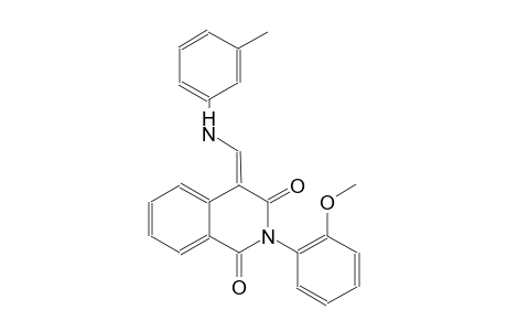 1,3(2H,4H)-isoquinolinedione, 2-(2-methoxyphenyl)-4-[[(3-methylphenyl)amino]methylene]-, (4E)-