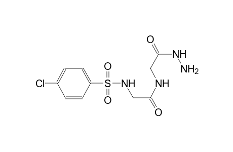 acetic acid, [[[[(4-chlorophenyl)sulfonyl]amino]acetyl]amino]-, hydrazide