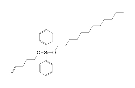 Silane, diphenyldodecyloxy(pent-4-en-1-yloxy)-