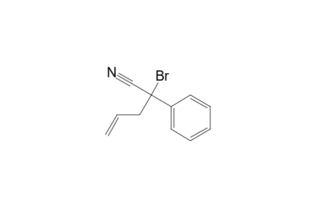 2-Bromo-2-phenyl-4-pentenenitrile