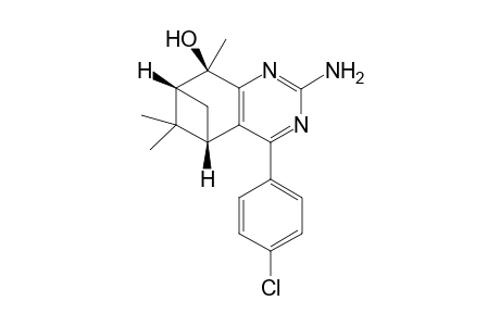 (8R)-5,6,7,8-Tetrahydro-4-(4'-chlorophenyl)-6,6,8-trimethyl-8-hydroxy-5,7-methylenebridge-2-quinazolineamine