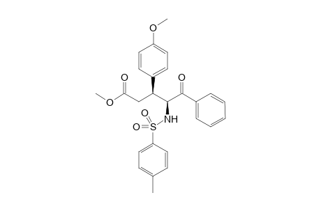 (3S,4S)-methyl 3-(4-methoxyphenyl)-4-(4-methylphenylsulfonamido)-5-oxo-5-phenylpentanoate