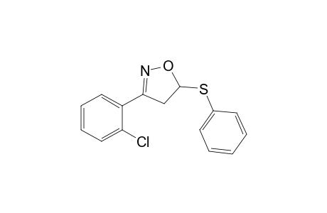 3-(2-Chlorophenyl)-5-(phenylthio)-2-isoxazoline