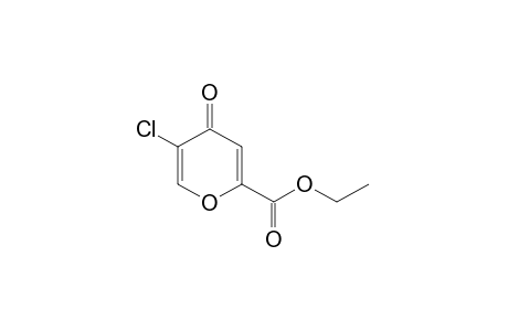 5-CHLORO-4-OXO-4H-PYRAN-2-CARBOXYLIC ACID, ETHYL ESTER
