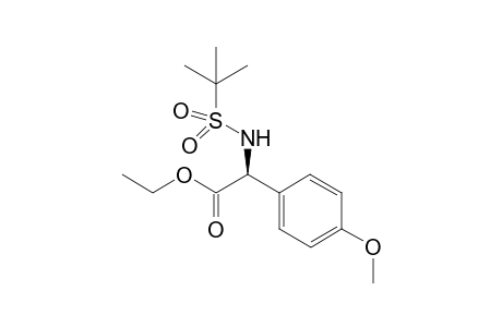 (S)-Ethyl-2-(1,1-dimethylethylsulfonamido)-2-(4-methoxyphenyl)acetate