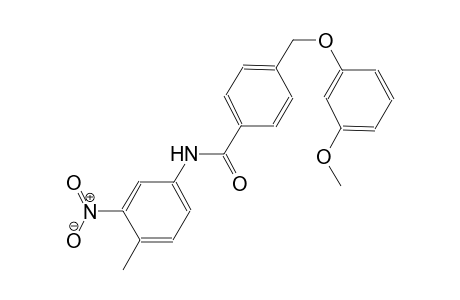 4-[(3-methoxyphenoxy)methyl]-N-(4-methyl-3-nitrophenyl)benzamide