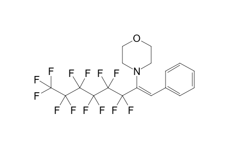 (Z)-N-(3,3,4,4,5,5,6,6,7,7,8,8,8-tridecafluoro-1-phenyloct-1-en-2-yl)morpholine