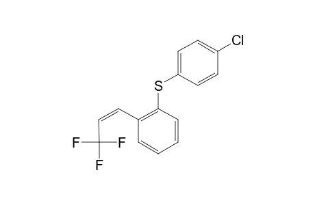 (Z)-(4-CHLOROPHENYL)-[2-(3,3,3-TRIFLUOROPROP-1-EN-1-YL)-SULFANE