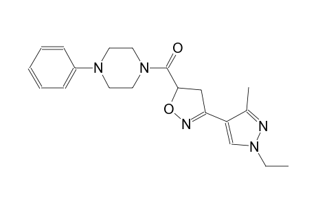 piperazine, 1-[[3-(1-ethyl-3-methyl-1H-pyrazol-4-yl)-4,5-dihydro-5-isoxazolyl]carbonyl]-4-phenyl-