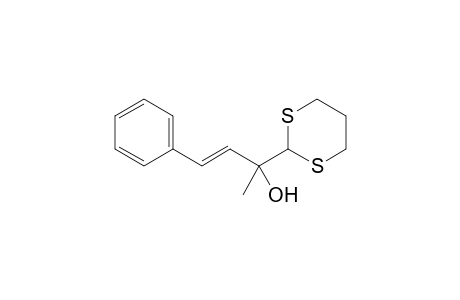 trans-2-(1,3-Dithian-2-yl)-4-phenylbut-3-en-2-ol