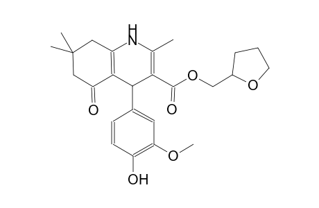 3-quinolinecarboxylic acid, 1,4,5,6,7,8-hexahydro-4-(4-hydroxy-3-methoxyphenyl)-2,7,7-trimethyl-5-oxo-, (tetrahydro-2-furanyl)methyl ester