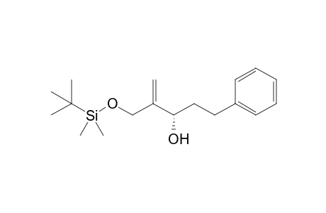 (3S)-2-[[tert-butyl(dimethyl)silyl]oxymethyl]-5-phenyl-pent-1-en-3-ol