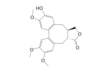 trans-3-Hydroxy-6-(hydroxymethyl)-2,10,11-trimethoxydibenzo[1a,4a:8a,12a]cyclooctadiene-7-carboxylic acid lactone
