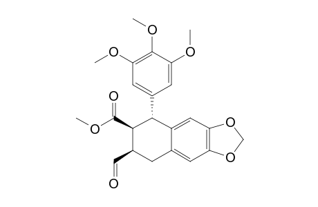methyl (6R,7S,8R)-6-formyl-8-(3,4,5-trimethoxyphenyl)-5,6,7,8-tetrahydrobenzo[f][1,3]benzodioxole-7-carboxylate