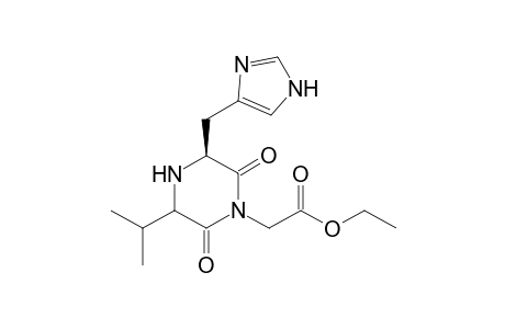 [(S)-3-(1H-Imidazol-4-ylmethyl)-5-isopropyl-2,6-dioxo-piperazin-1-yl]-acetic acid ethyl ester