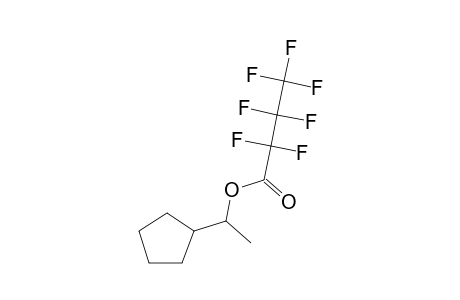 1-Cyclopentylethanol, heptafluorobutyrate