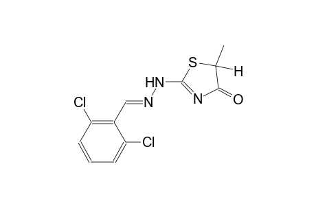 2,6-dichlorobenzaldehyde (5-methyl-4-oxo-4,5-dihydro-1,3-thiazol-2-yl)hydrazone