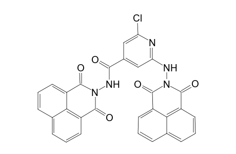 2-Chloro-N-(1',3'-dioxo-1H,3H-benzo[de]isoquinolin-2'-yl)-6-[(1",3"-dioxo-1H,3H-benzo[de]isoquinolin-2"-yl)amino]-isonicotinamide