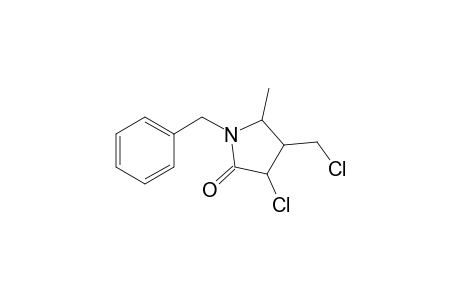 N-Benzyl-3-chloro-4-chloromethyl-5-methylpyrrolidin-2-one