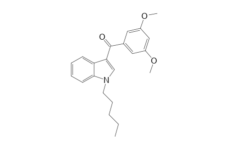 (3,5-dimethoxyphenyl)(1-pentyl-1H-indol-3-yl)methanone