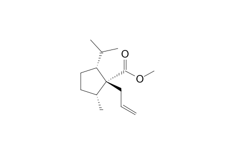 Methyl (1R,2R,5R)-1-Allyl-2-isopropyl-5-methylcyclopentanecarboxylate