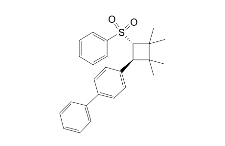 trans-4-(2,2,3,3-Tetramethyl-4-(phenylsulfonyl)cyclobutyl)-1,1'-biphenyl