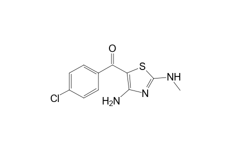 4-Amino-5-(4'-chlorobenzoyl)-2-methylaminothiazole