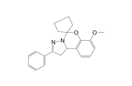 7-methoxy-2-phenyl-1,10b-dihydrospiro[benzo[e]pyrazolo[1,5-c][1,3]oxazine-5,1'-cyclopentane]