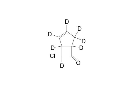 7-Chlorobicyclo[3.2.0]hept-2-en-6-one-1,2,3,4,4,5,7-d(7)