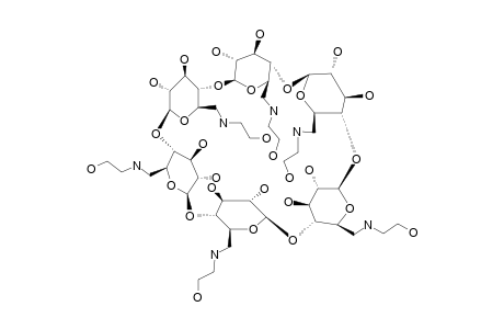 PER-6-[(2-HYDROXYETHYL)-AMINO]-6-DEOXY-ALPHA-CYClODEXTRIN