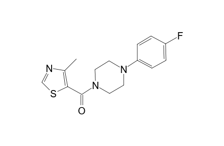 Piperazine, 1-(4-fluorophenyl)-4-[(4-methyl-5-thiazolyl)carbonyl]-