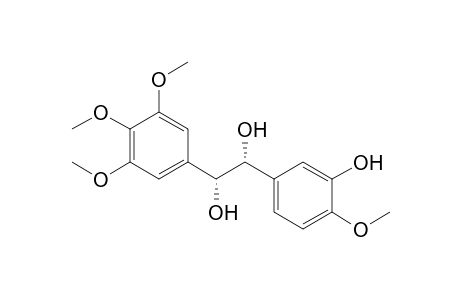 (1R,2R)-1-(3-hydroxy-4-methoxy-phenyl)-2-(3,4,5-trimethoxyphenyl)ethane-1,2-diol