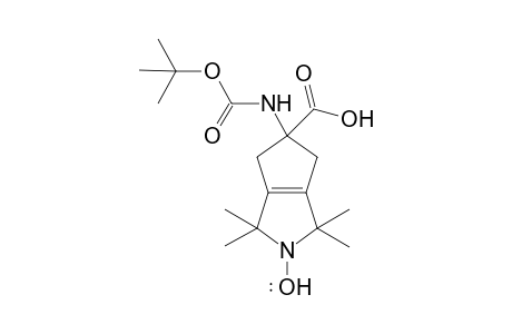 3-(N-BOCamino)-6,6,8,8-tetramethyl-1-oxylbicyclo[3.3.0]octene-3-carboxylic acid
