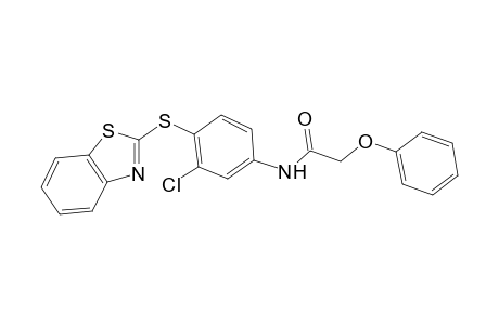 N-[4-(1,3-Benzothiazol-2-ylsulfanyl)-3-chlorophenyl]-2-phenoxyacetamide
