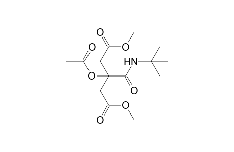 dimethyl 3-acetoxy-3-(tert-butylcarbamoyl)pentanedioate