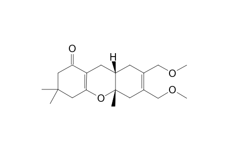 (5S,10aS)-6,7-Bis-methoxymethyl-3,3,10a-trimethyl-2,3,4,5,8,8a,9,10a-octahydro-xanthen-1-one