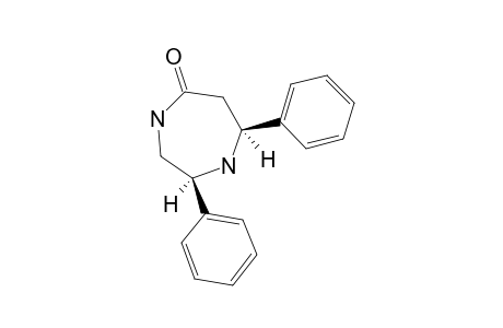 R-2,C-7-DIPHENYLHEXAHYDRO-1,4-DIAZEPIN-5-ONE