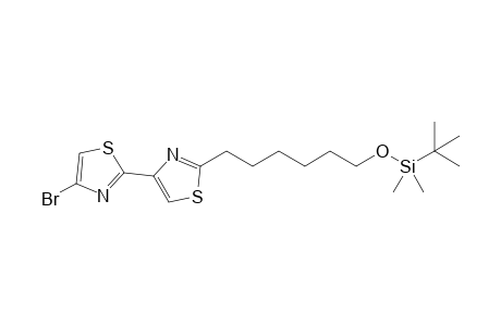 6-[4-(4-bromanyl-1,3-thiazol-2-yl)-1,3-thiazol-2-yl]hexoxy-tert-butyl-dimethyl-silane