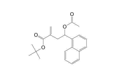 2-[2-acetoxy-2-(1-naphthyl)ethyl]acrylic acid tert-butyl ester