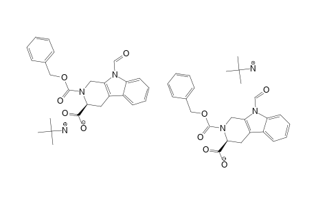 (S)-CARBONYLBENZYLOXY-9-FORMYL-1,3,4,9-TETRAHYDRO-BETA-CARBOLINE-3-CARBOXYLIC-ACID-TERT.-BUTYLAMMONIUM-SALT