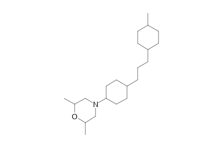 Morpholine, 2,6-dimethyl-4-[4-[3-(4-methylcyclohexyl)propyl]cyclohexyl]-